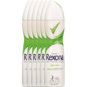 Rexona Deodorant Fresh Aloe Vera 6 x 150 ml - Voordeelverpakking