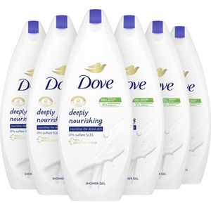 Dove deeply nourishing  - 250 ml - shower gel - 6 st - voordeelverpakking