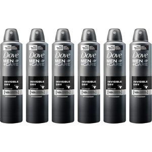 Dove Men+Care Deodorant Spray Invisible Dry 6 x 250 ml