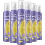 Andrélon Mousse - Verrassend Volume - gaat pluis tegen en beschermt tegen föhnhitte - 6 x 200 ml