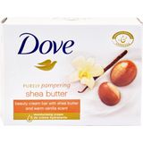 Dove - Zeepblok - Shea Butter - 90 Gram - Verrijkt met Hydraterende Crème