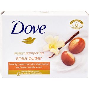 Dove - Zeepblok - Shea Butter - 90 Gram - Verrijkt met Hydraterende Crème