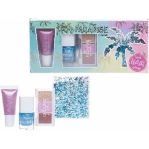 Paradise make-up set 4-delig - Casuelle