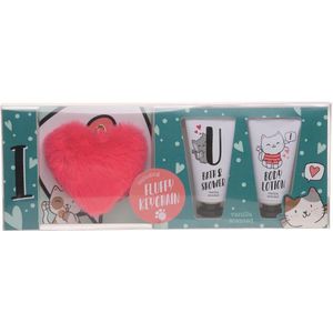 Source Balance - Badgeschenkset - Badschuim - Met Fluffy Sleutelhanger