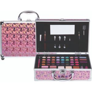 Casuelle - Make-Up Koffer - Roze Holografisch