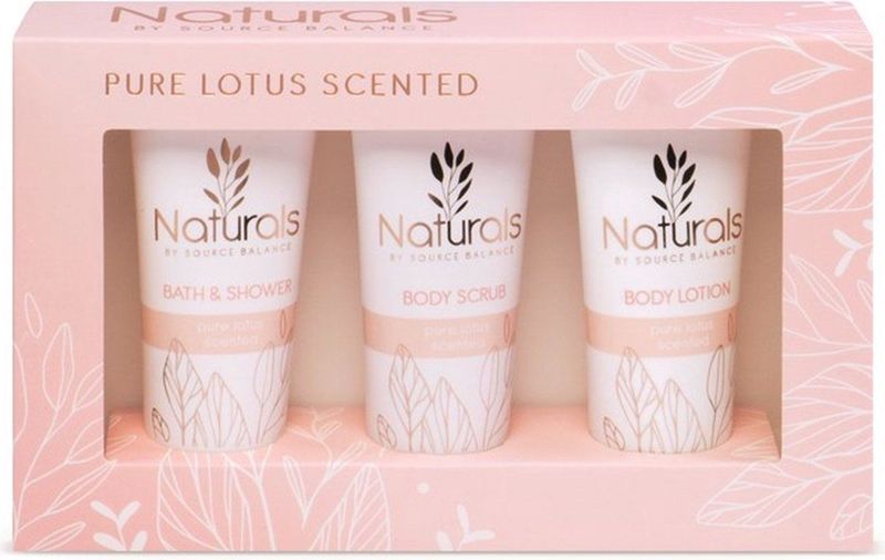 Source Balance - Naturals Badgeschenkset - 3-delig - Huidverzorging