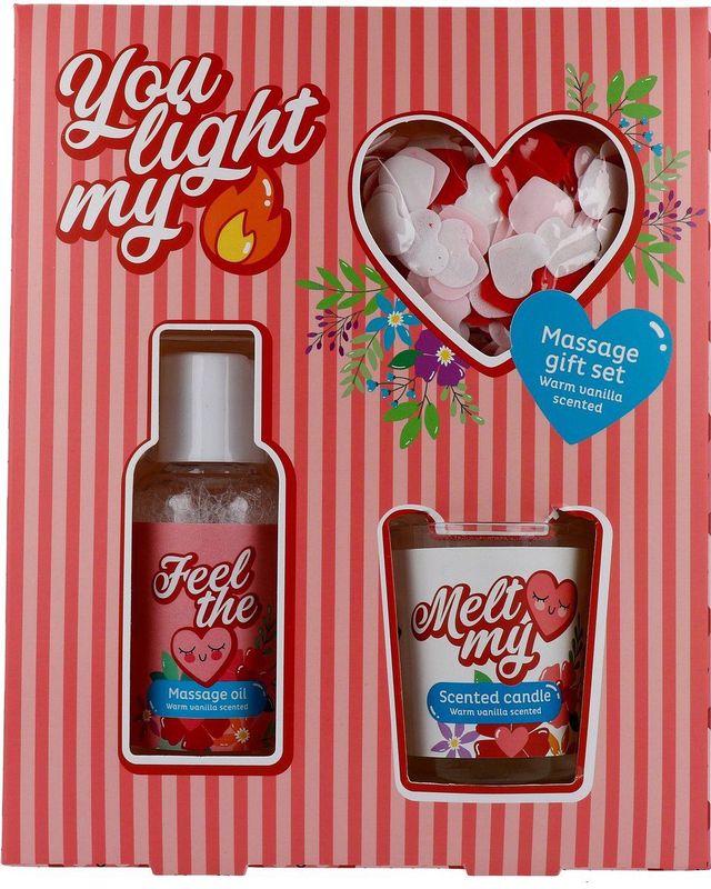 Source Balance - Moederdag - geschenk - cado - Massage Olie - Kaars - Geschenkset