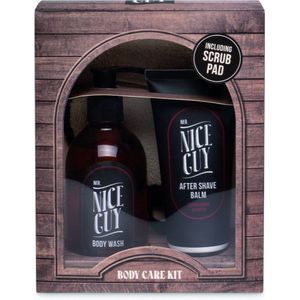 Mr. Nice Guy - Body Care Kit - Douchegel - Aftershave Balsem - Scrubhandschoen