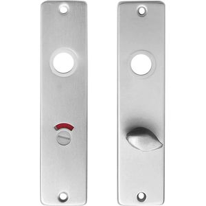 Langschild Wc 63/8mm Aluminium | Deurbeslag