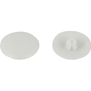 Enkotrade 10 stuks afdekdoppen voor schroeven, bruin, Torx T10, 6-lobe, sierdoppen voor afdekken met kopgatboring, insteken in kopgat, schroefkappen