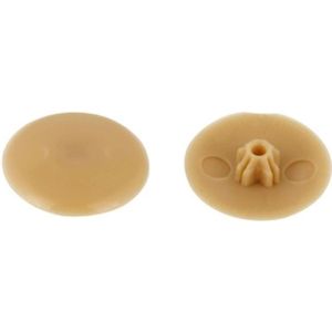 Afdekkapje voor Houtschroef. Beige. Kruiskop-PZD-2. Kunststof. 40 stuks. Ifix.
