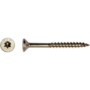 Houtschroef. 5.0 x 70mm. lang. Platkop-Torx-30. Verzinkt.5x70mm 10 stuks Spaanplaatschroeven. Ifix-Pro