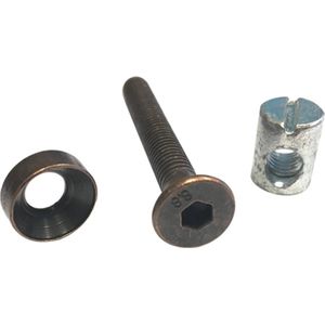 Interfer - Verbindingsschroef - Staal - 50mm - 4 Stuks