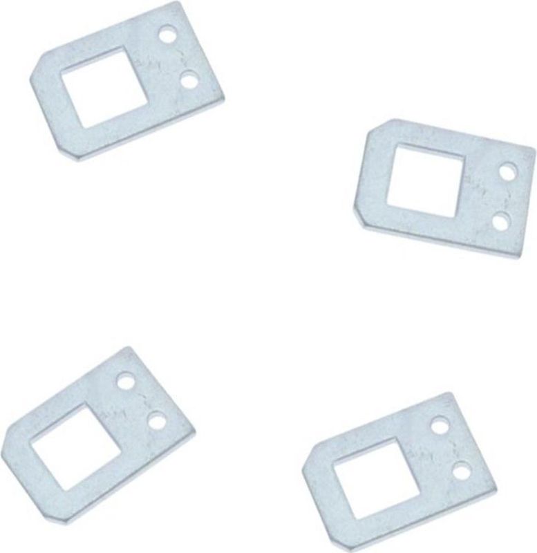 Plankdragers - 4 Stuks - 30mm Hoog - 20mm Breed - Voorgeboorde Schroefgaten