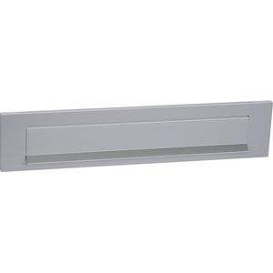 Lowander brievenbusklep aluminium - Brievenbus buiten- Briefplaat met tochtklep