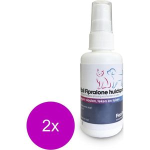 Flea Free Huidspray - Anti vlooien en tekenmiddel - 2 x 100 ml