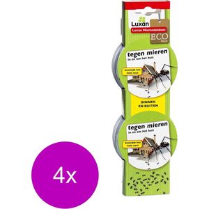 Luxan Mierenlokdoos - Insectenbestrijding - 4 x 2 stuks