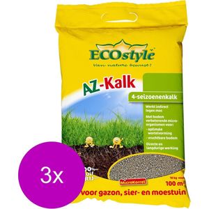 Ecostyle Az-Kalk 100 m2 - Kalk - 3 x 10 kg