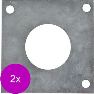 Best For Birds Beschermplaat Koolmees - Broeden - 2 x 0.03 g Zilver  stuks