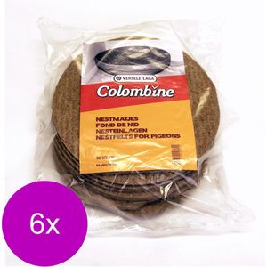 Colombine Nestmatjes - Duivenbroedartikelen - 6 x 10 stuks