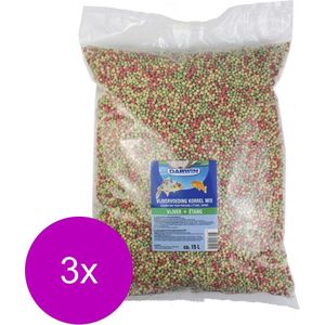 Darwin Vijvervoer Korrels - Vijvervoer - 3 x 15 l