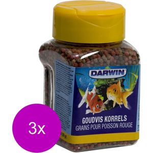 Darwin Goudvis Korrels - Vissenvoer - 3 x 100 ml