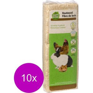 Happy Home Houtvezel - Bodembedekking - 10 x 1 kg