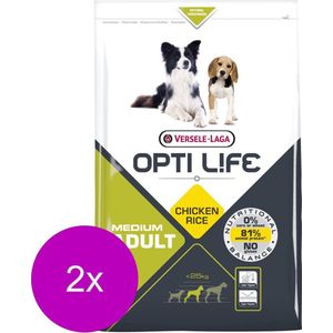 Opti Life Adult Medium Hondenvoer 12,5kg Opti Life Opti Life Adult Medium Hondenvoer 12,5kg Opti Life