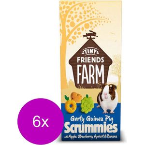 Tiny Friends Farm Gerty Guinea Pig Scrummies - Knaagdiersnack - 6 x Appel Cranberry 120 g