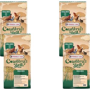 Versele-Laga Country`s Best Gra-Mix Sierduiven Gebroken Mais - Pluimveevoer - 4 x 4 kg