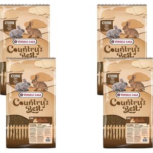 Versele-Laga Country`s Best Cuni Fit Plus - Konijnenvoer - 4 x 5 kg