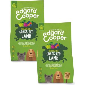 Edgard&Cooper Irresistible Grass-Fed Lamb Adult Lam&Appel&Wortel - Hondenvoer - 2 x 2.5 kg