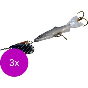 Albatros Spinner Follow-Fish 1 - Spinners - 3 x Zilver Roofvis