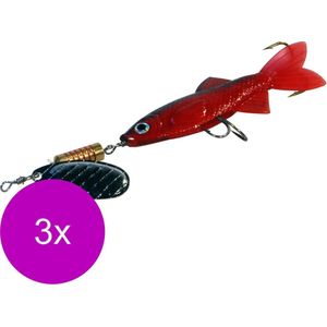 Albatros Spinner Follow-Bigfish 3 - Spinners - 3 x Rood Roofvis