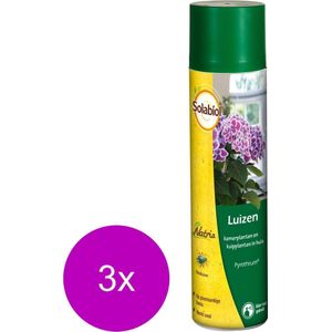 Solabiol Natria Pyrethrum Spray Tegen Bladluizen - Insectenbestrijding - 3 x 400 ml