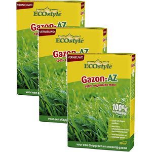 Ecostyle Gazon-Az - Gazonmeststoffen - 3 x 2 kg