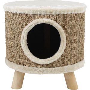 Adori Kyra Krab En Ligmeubel - Krabpalen - 36x36x36 cm Naturel Beige