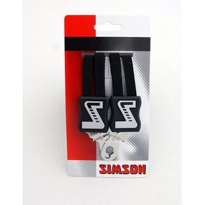 Simson Snelbinder kort - 3 binders - geschikt voor kinderfietsen - 49 cm - zwart