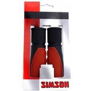 Simson - Handvatten - Duokleur - Middenbruin/Zwart - Extra Grip