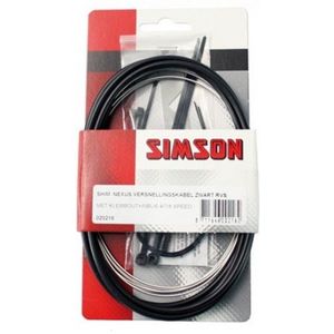 Simson Versnellingskabelset Shimano Nexus - zwart