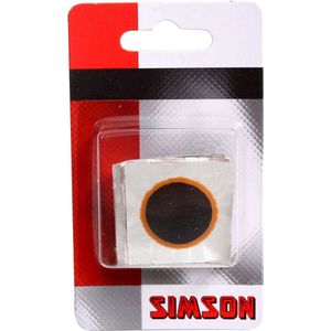 Simson Kv Binnenbandplakkers 25mm 8 Stuks Rood/zwart