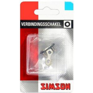 Simson Kettingschakel 1/2 X 1/8 Staal Zilver Per Stuk