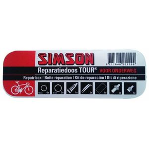 Simson Aluminium fietspedalen - antislip en reflectoren - geschikt voor stads-, tour- en E-bikes