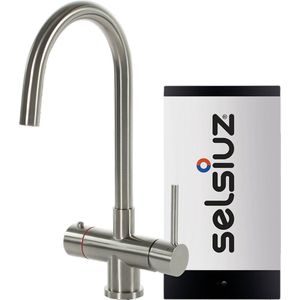 Selsiuz Rond RVS (Inox) met Single Boiler