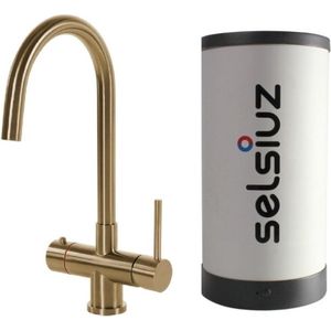 Selsiuz Rond Gold / Goud met Single Boiler