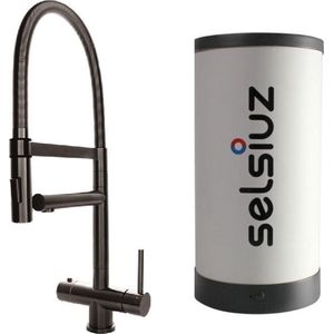 Selsiuz XL Gun Metal Zwart met Single boiler