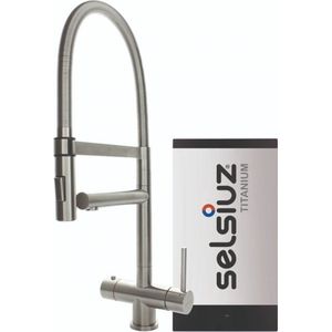 Selsiuz XL RVS (Inox) met TITANIUM Single boiler