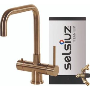 Selsiuz Haaks Gold / Goud met TITANIUM Combi (Extra) boiler