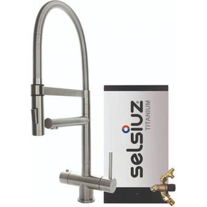 Selsiuz XL RVS (Inox) met TITANIUM Combi (Extra) boiler