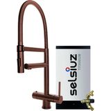 Selsiuz XL Copper / Koper met TITANIUM Combi (Extra) boiler